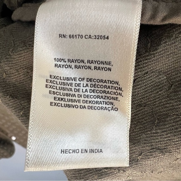 Anthropologies Maeve Womens Button Up Shirt Sequins Rayon Green Sz S Relaxed Fit - Picture 8 of 13